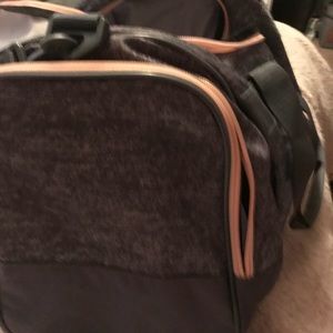 Adidas duffle bag pink and grey